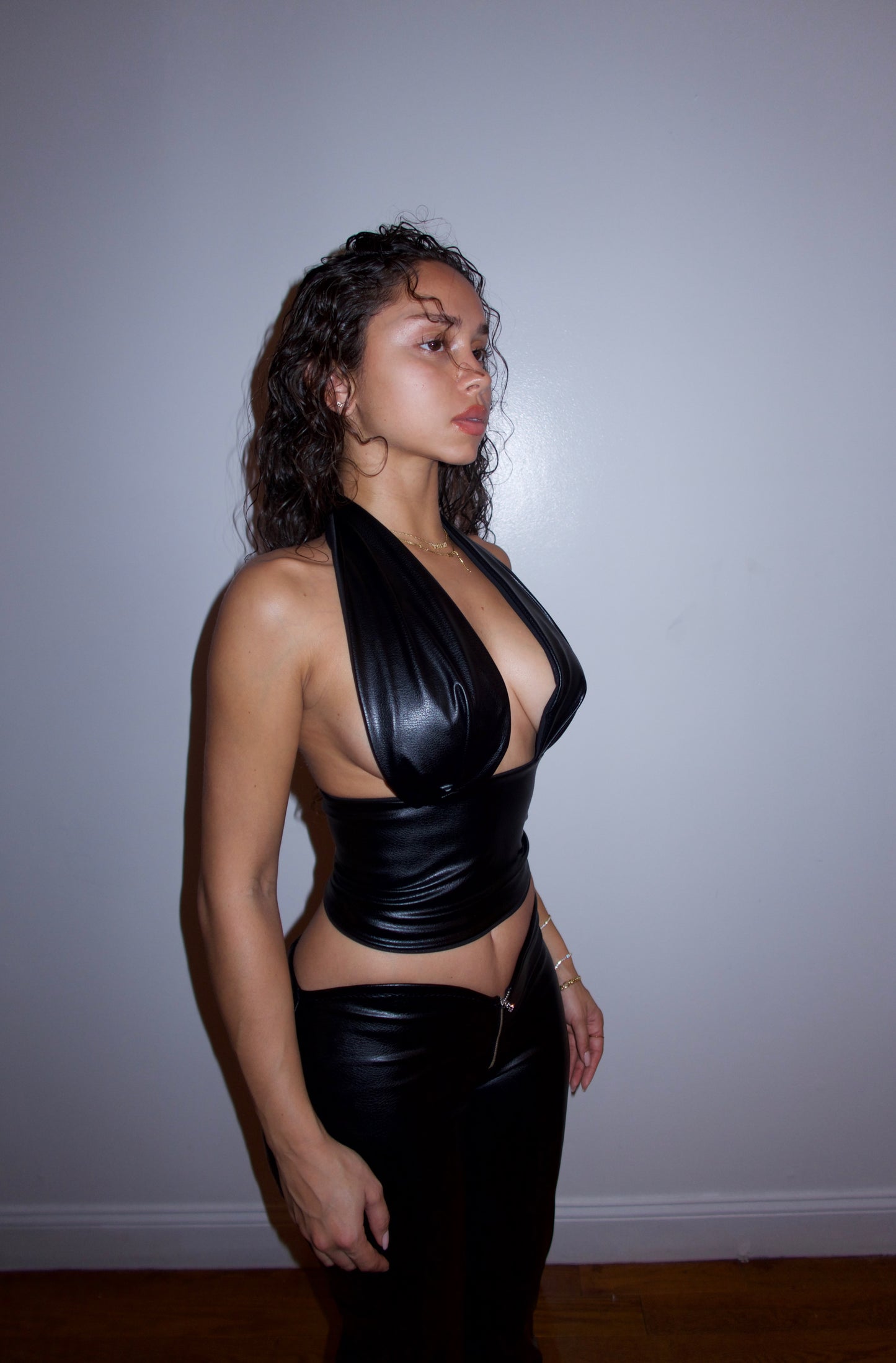 "Moto Halter" Noir image 3
