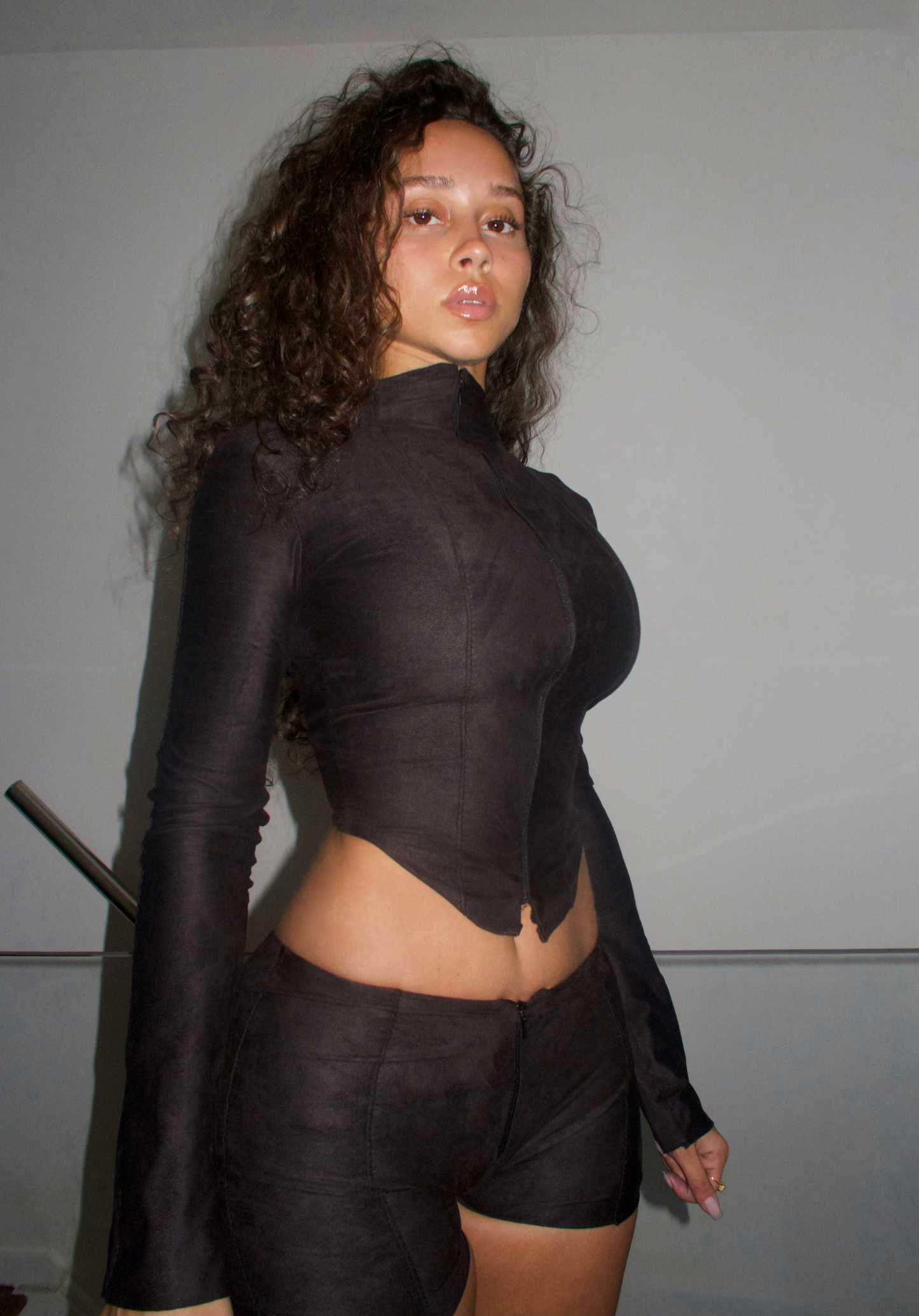 "Daim Jacket" Noir image 2