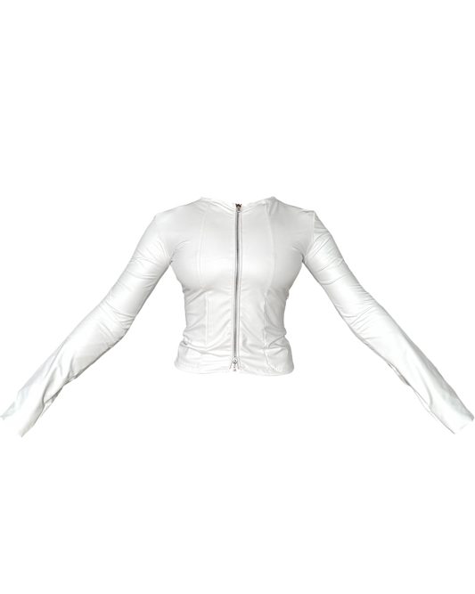 "Moto Jacket" Lait image 0