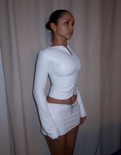"Moto Jacket" Lait image 1