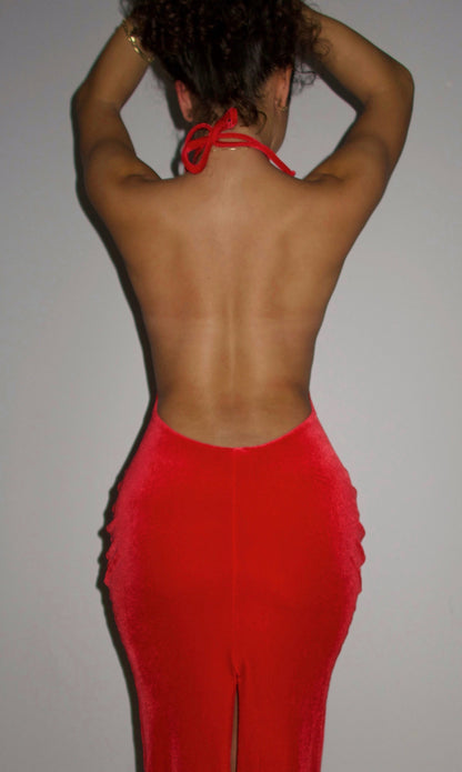 "Velour Maxi" Cerise