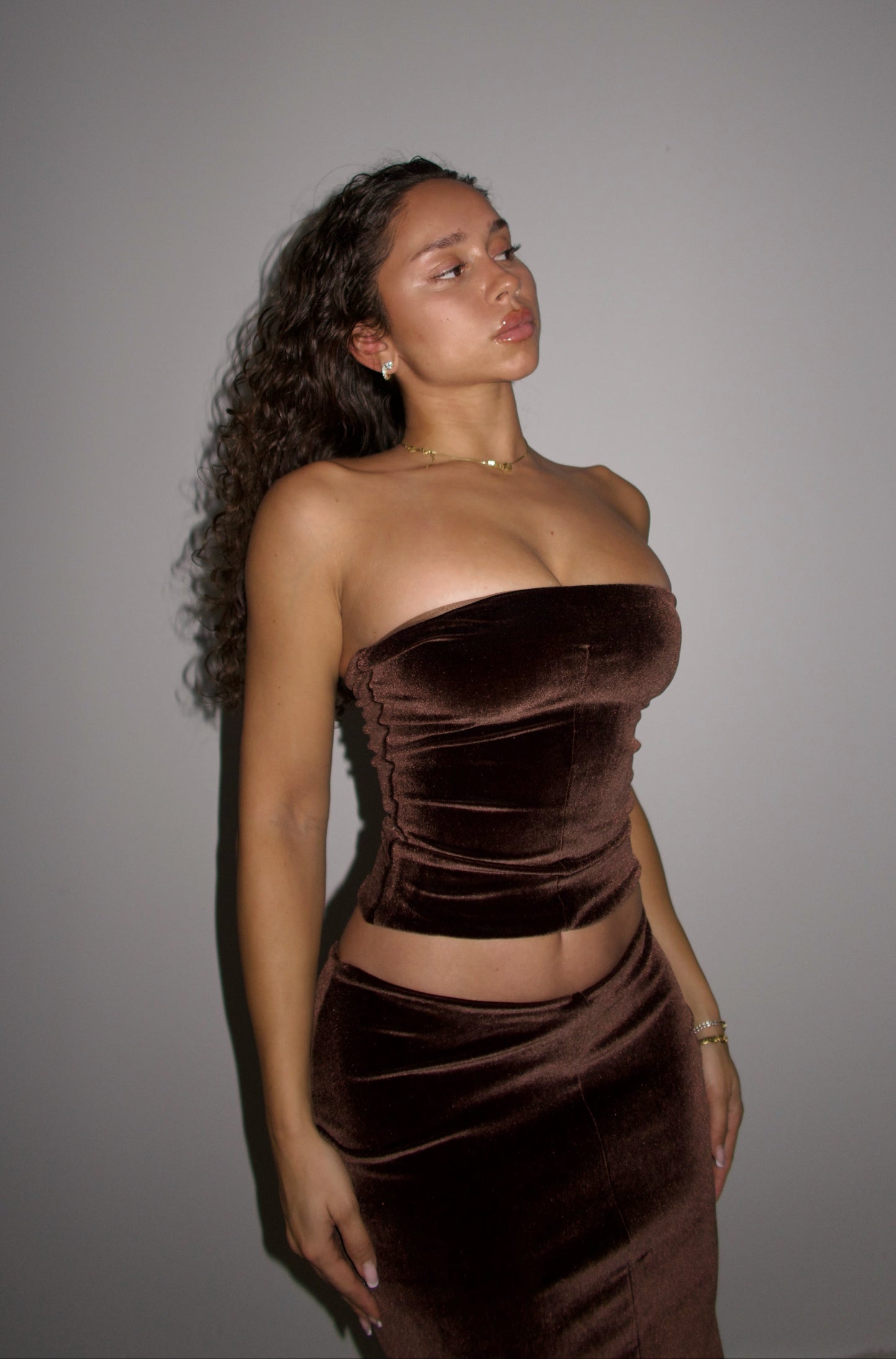 "Velour Tube" Chocolat