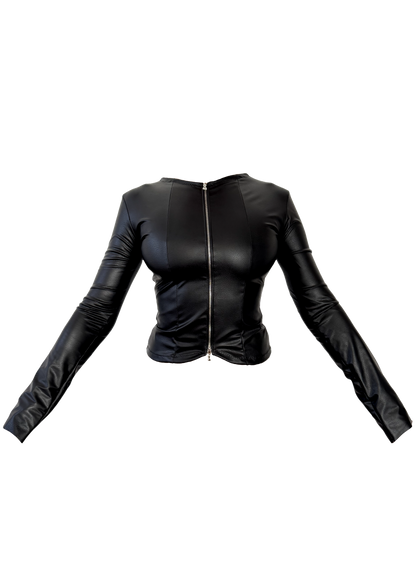 "Moto Jacket" Noir image 0