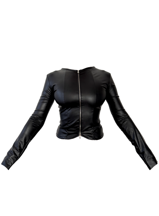 "Moto Jacket" Noir image 0