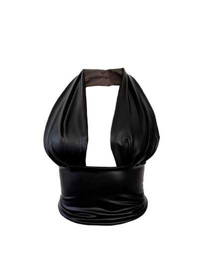 "Moto Halter" Noir