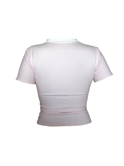 "Paris Short Top" Rose