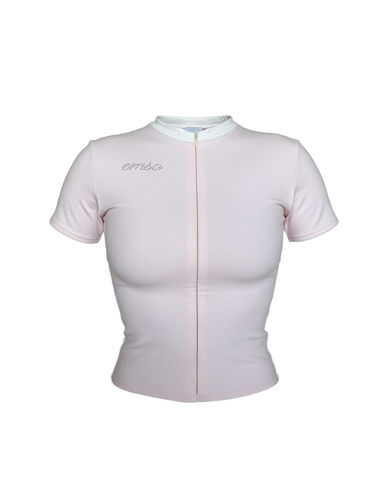 "Paris Short Top" Rose