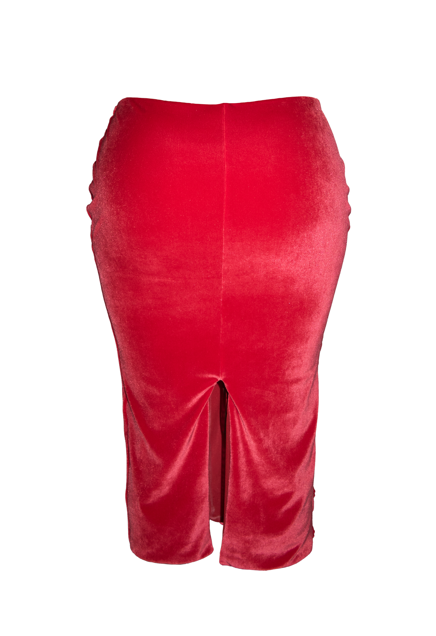 "Velour Midi" Cerise