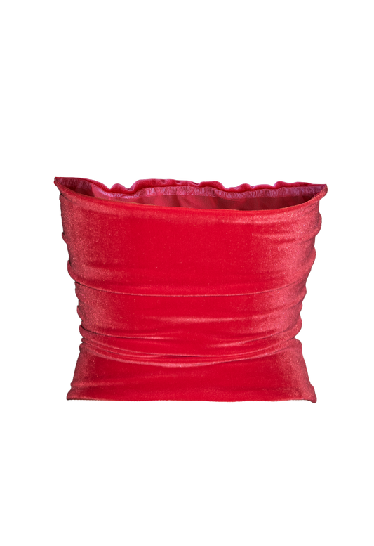 "Velour Tube" Cerise