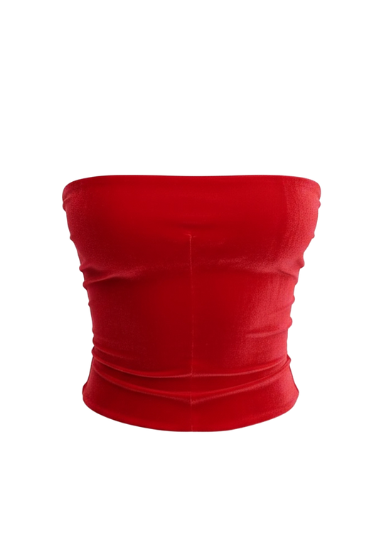 "Velour Tube" Cerise