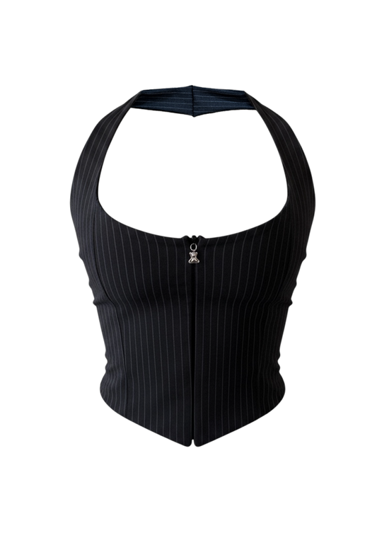 "Tuxedo" Halter